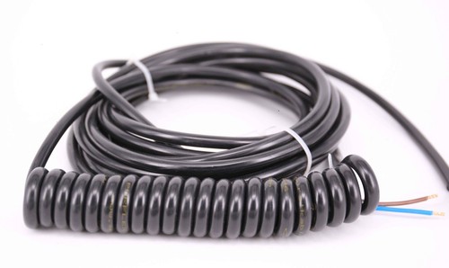 Spiralkabel 2x2 5mm pur - spiralkabel, 2x2,5mm²
