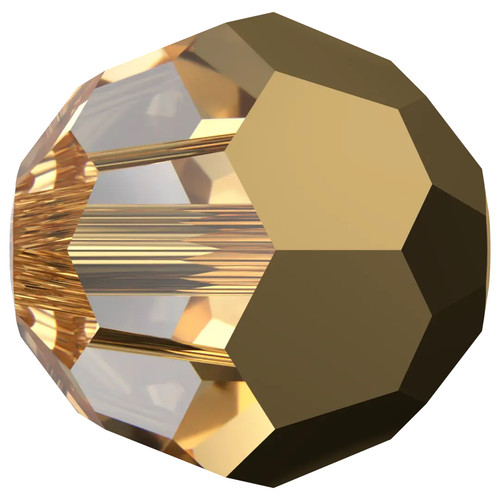 Swarovski kristall perlen rund - kristall,